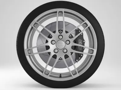 Audi RS4 Rim 3D model by cihanunsat