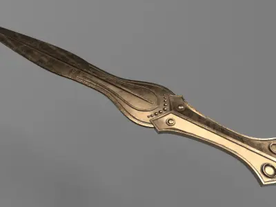 Ancient Bronze Age Sword 3D print model