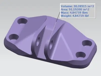 GE BRACKET Free 3D model