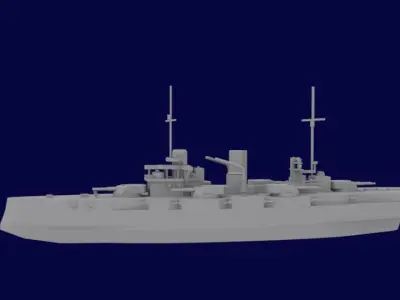 SMS Nassau 3D print model