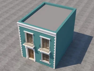 Mexican House 3D model purchase