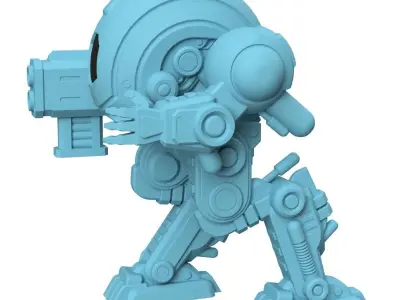 Xeno Mech Modular Miniature 3D print model