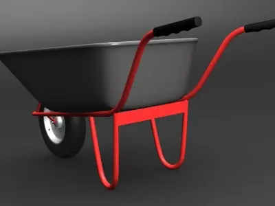 Wheelbarrow1 wheelbarrow 3D model