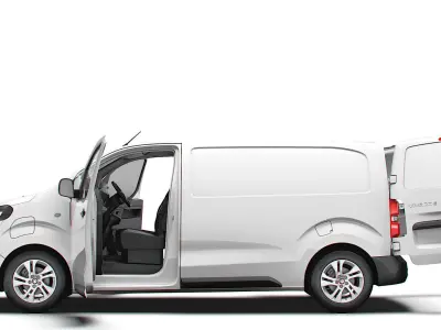 Vauxhall Vivaro Electric Van L2 HQ Interior 2024 3D model