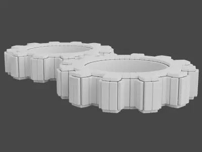 Hradsurface gears Free 3D print model