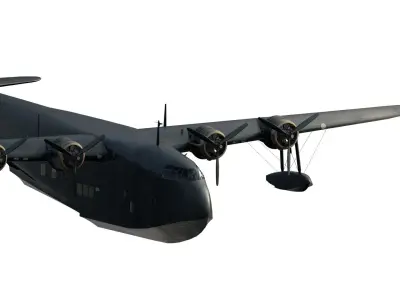 Flying Boat 3D model by stationary94