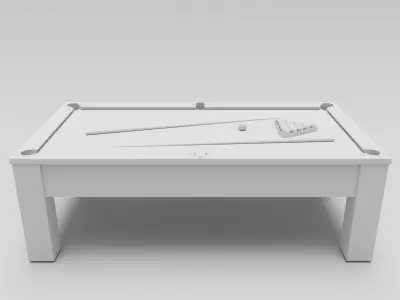 Pool table 3D model