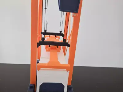 Straddle Carrier - Push-Fit 3D Printed Model 3D print model