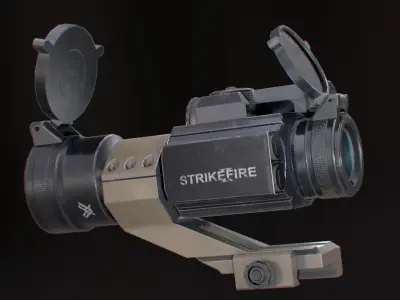 Scope dot Low-poly 3D model