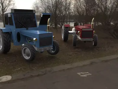 Cabin tractor 3D model