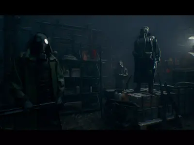 Squad of surviving stalkers 3D model