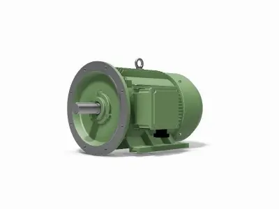 250M B35 Right 4-8 Pole IEC electric motor - 3D CAD model 3D model