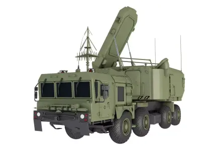 92N6E Grave Stone Radar 3D model purchase