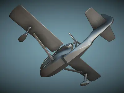 Republic RC-3 Seabee - 3D Printable Model 3D print model
