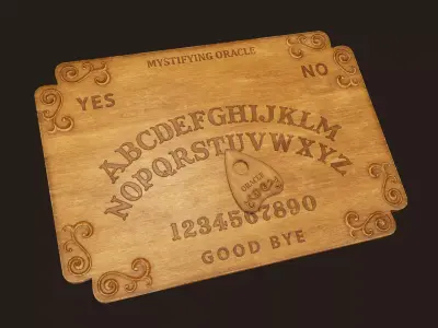Spirit Ouija Board - PBR Game Ready  Low-poly 3D model