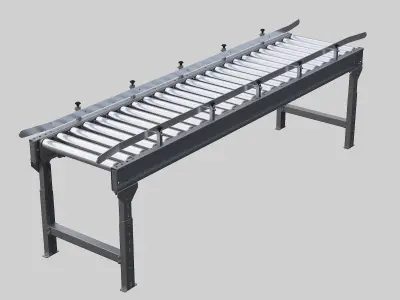 Single chain roller conveyor 3D model