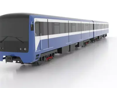 Subway Train 81-7021 2nd Generation  Low 3D Model Pack