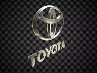 Toyota Logo 3D model by 3dlogoman