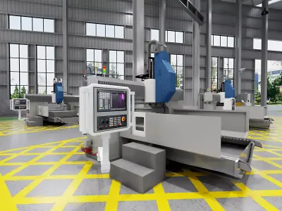 Factory - Production Workshop 3D model