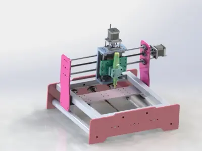 CNC Engraving Machine 3D model buy