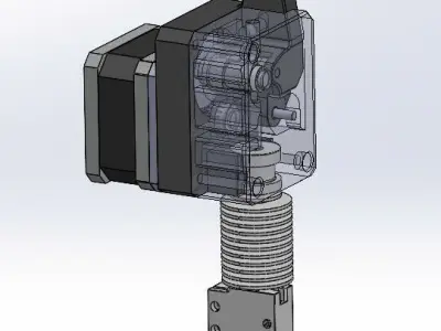 Custom Direct Drive Extruder Free 3D print model