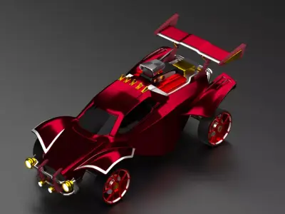 Rocket League OCTANE Free 3D model