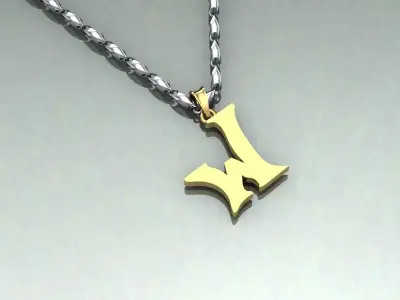 Pendant W-w1 3D print model