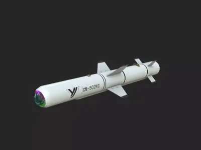 CM502KG CM-502KG Anti tank missile Low-poly 3D model