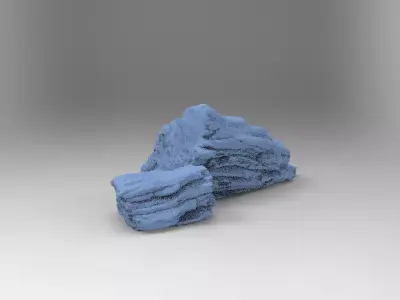 Dark Horror Cliffs 10  3D model