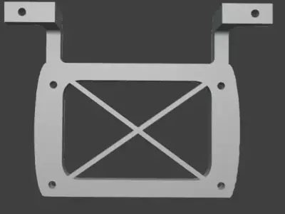 Front License Plate Mount - Compatible with Taunus TC3  3D print model