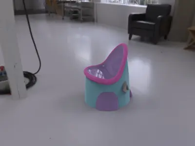 Carp chair Free low-poly 3D model