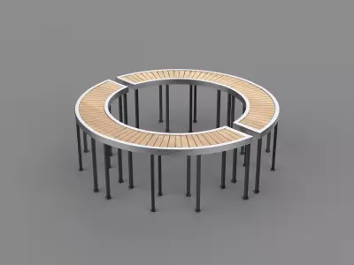 Sidewalk  System 02 3D model