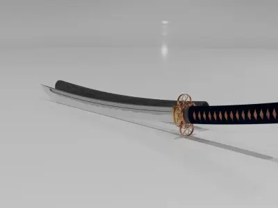 Katana 3D model purchase