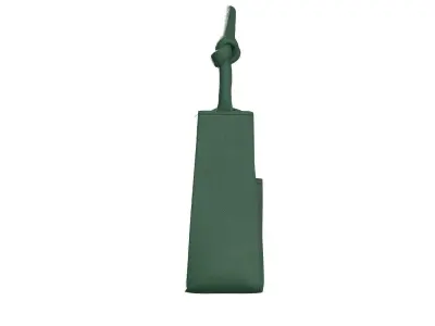 Dark green Leather Hobo Bag  3D model
