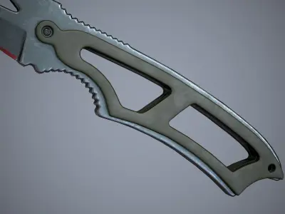 Knife High Tech 2 Low-poly 3D model