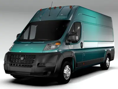 Ram Promaster Cargo 3500 H3 159WB EXT 2016 3D model