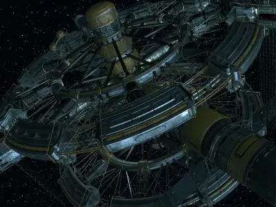 Space Station - Variant A Class 3D model