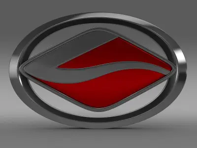 Land Wind Logo 3D model
