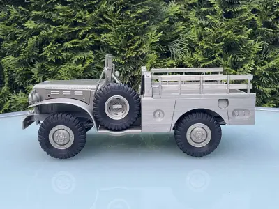 Dodge WC51 - scale model kit FDM 3D print model