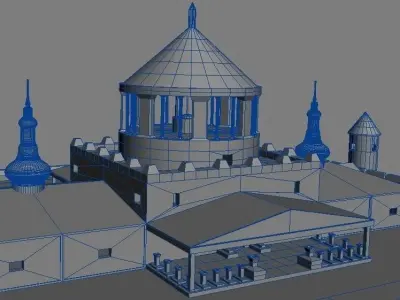 fictive Castle 3D model