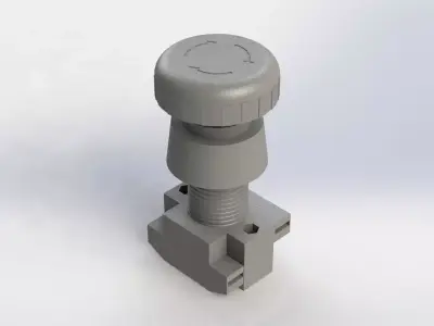 Botao de Emergencia Emergency Button 3D model