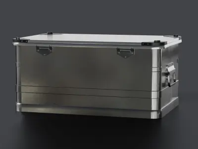 Aluminum Container 003 S 3D model