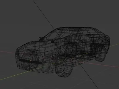 Game-ready sport car Free low-poly 3D model