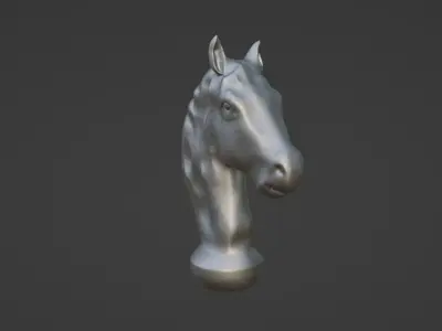 Horse head 3D print model order