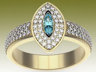 Ring Estrella 3D print model