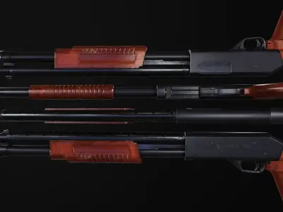 Fort 500 Low-poly 3D model