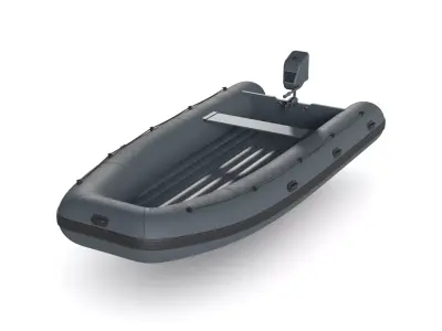 Inflatable Dinghy 3D model