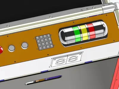 AGV carrying  car 3D model