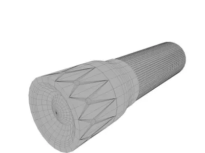 Flashlight - Torch Low-poly 3D model