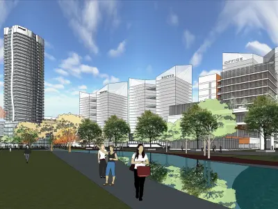 Sketchup Office building Q5 3D model